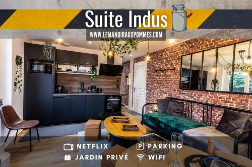Orbec Appartement | SUITE INDUS - JARDIN, NETFLIX et PARKING - Le Manoir aux Pommes
