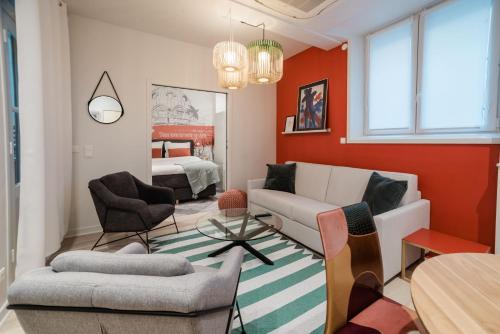 Saint-Thomas-d'Aquin Appartement | SUITE SARTRE : au cœur de la Rive Gauche, neuf, design, 2/4 personnes