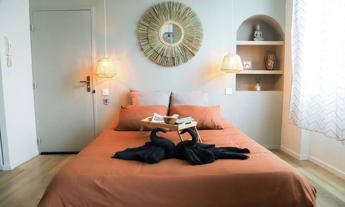 Jacquard - Prefecture Appartement | 🪷SUITE Serenity Room SPA- Balnéothérapie🪷