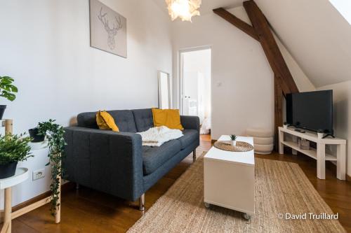 Charleville-Mezieres Appartement | Suites Mana - Te Fiti en Plein Centre de la Place Ducale avec vue sur les toits
