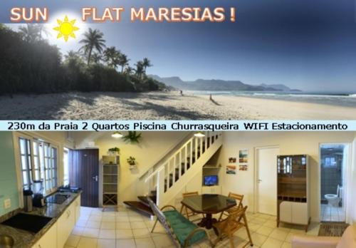 Maresias Maison | SUN Flat Maresias ! 2 Quartos Piscina Churrasqueira WiFi Estacionamento 230m da Praia