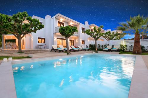 Georgioupolis Maison | Sunlight Grand Villas 3 Beheizte Pools 36 Gäste