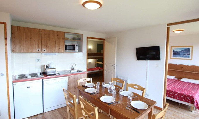 Chamrousse Appartement | Apartamento Chamrousse, 1 dormitorio, 6 personas