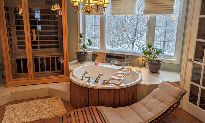 Morin Heights Maison | Sunny French Country Home + Unit in Laurentians | 55mins to Tremblant & Montreal