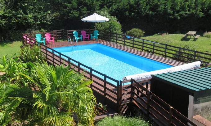 Abilly Maison | Magnifique gîte avec grand jardin privé, piscine pour des vacances parfaites!