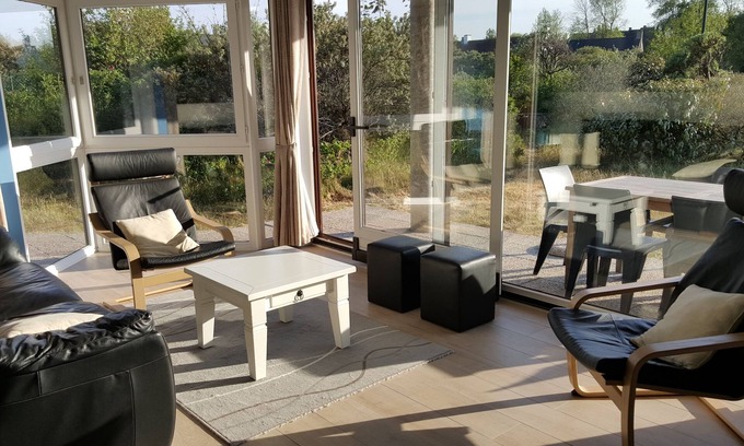 De Panne Appartement | Appartement ensoleillé au rez-de-chaussée avec terrasse, jardin et vue sur les dunes