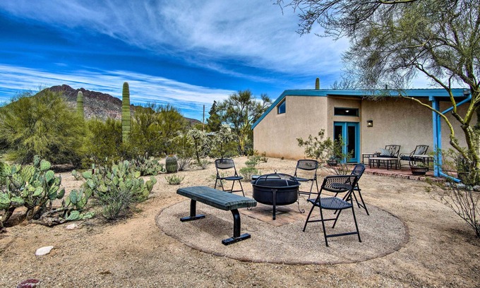 Tucson Estates Maison | Sunny Tucson Home w/ Patios on 5 Acres!