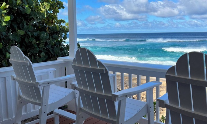 Pupukea Maison | Ocean Front Beach House 30 jours au paradis! Renseignez-vous pour des tarifs spéciaux!
