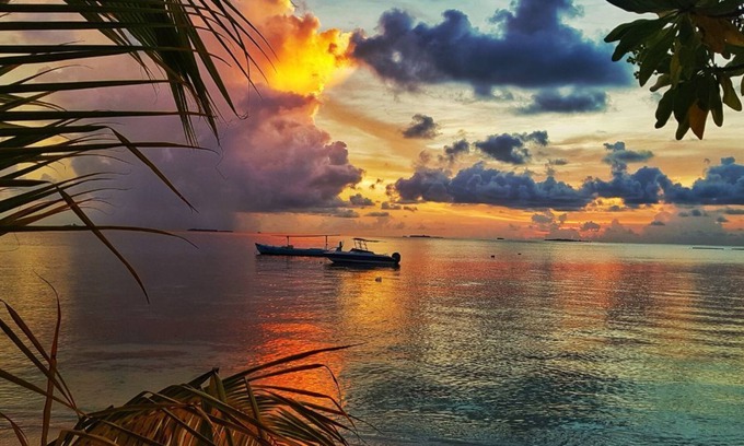 Dhangethi Hôtel | Sunset Beach View