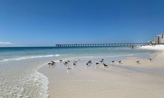 Navarre Beach Villa | Sunset Harbor Villas 312 / Steps to the Beach