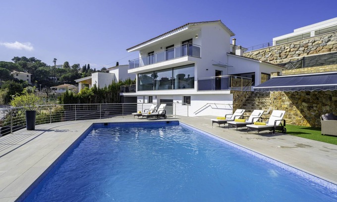 Condado del Jaruco Villa | SUNSET LUX, IMPRESSIONANTE VILLA DESIGN AVEC GRANDE PISCINE, VUE MER ET CLIMATISATION