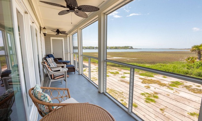 Folly Beach Copropriété | Sunset Serenity: 3br Waterfront Condo Near Folly