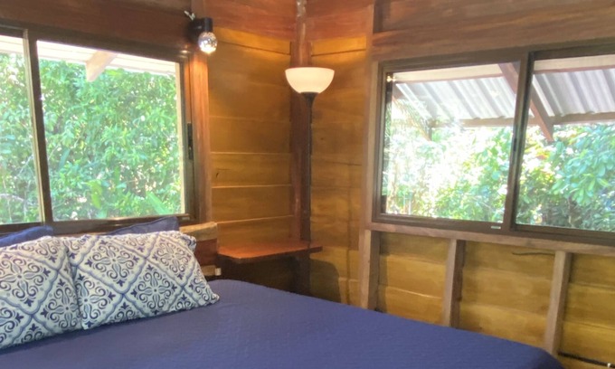 Langostino Maison | Super private surf spot-jungle hideaway with private creek and small waterfall