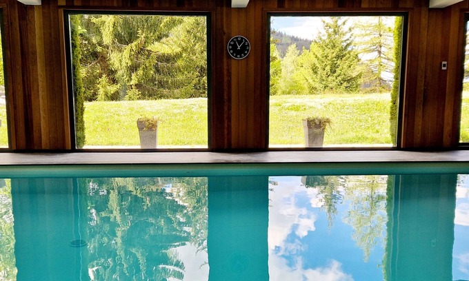 Le Planellet Appartement | Superbe appartement avec piscine et sauna, Golf et skis aux pieds, Mont d’Arbois