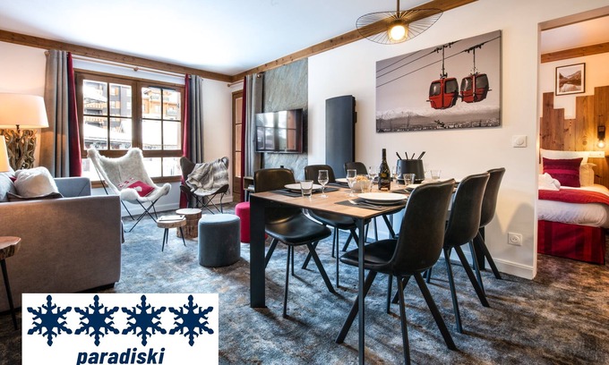 Arc-1950 Appartement | Superbe appart Arc 1950 4/6 pers dans Résidence hôtelière 5*- Skis aux pieds