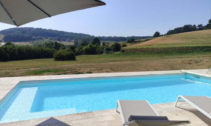 Saint-Sylvestre-sur-Lot Maison | Superbe maison de campagne, piscine et spa