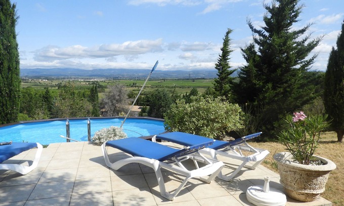 Escales Maison | Superb view of the Minervois valley