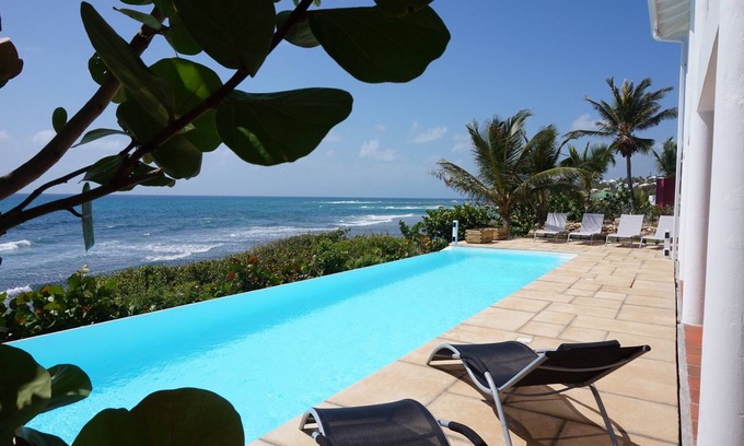 Saint-Francois Villa | SUPERBE VILLA AVEC VUE SPECTACULAIRE SUR L'OCEAN ET PISCINE PANORAMIQUE