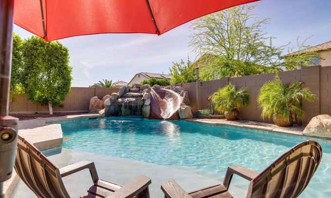 Greer Ranch Maison | Surprise Home w/ Heated Pool & Deck