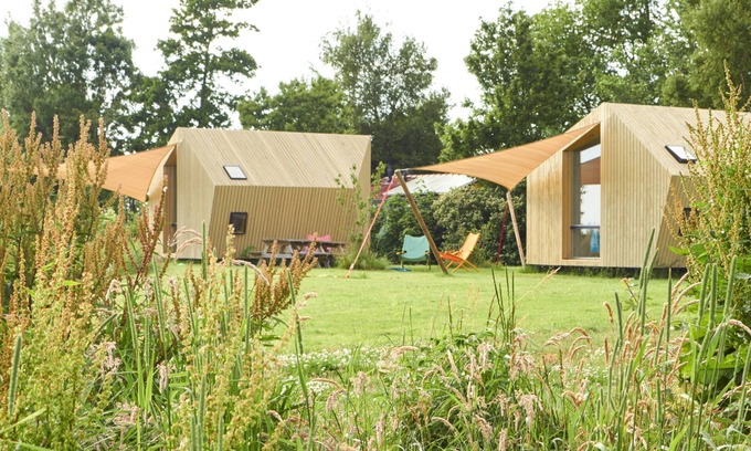 Kollumerpomp Chalet De Ski | Écolodge durable dans le parc national Lauwersmeer et la mer des Wadden