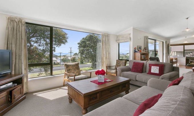 Waihi Beach Cottage | Vue panoramique sur la mer - Maison de vacances Waihi