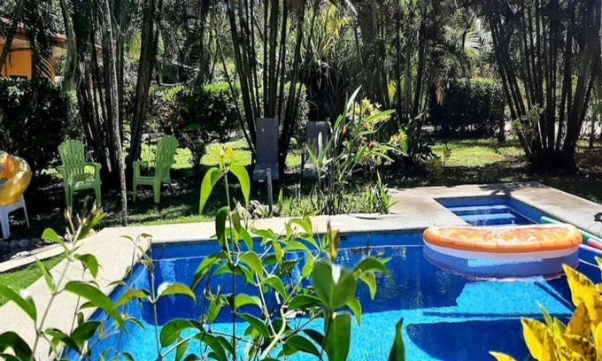 Playa Coyote Maison | Retraite douce, près de la plage - 3 personnes - avec piscine!