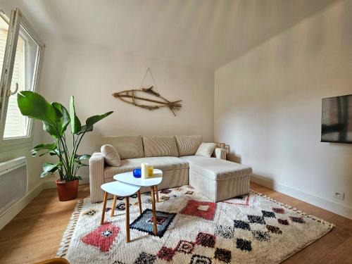 Saint-Hippolyte Appartement | T2 au calme, proche mer, idéal couple ou télétravail