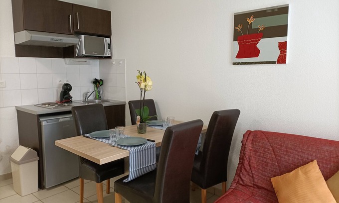 Salies-de-Bearn Appartement | T2 avec jardinet dans résidence avec piscine E99