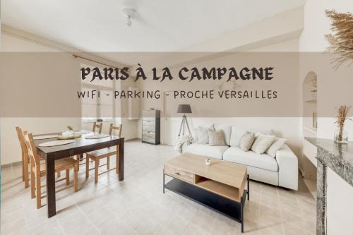 La Queue-les-Yvelines Appartement | T2 calme avec Parking privé - 20 min Versailles - Paris à la campagne