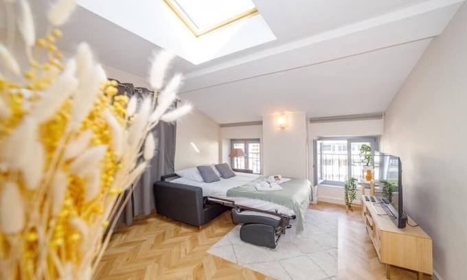 Blatin Appartement | T2 cozy proche du centre avec canapé lit