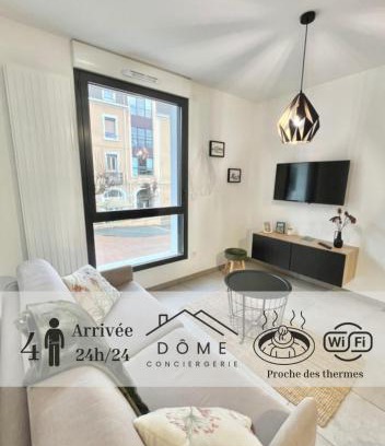 Chatel-Guyon Appartement | T2 dans résidence calme - proche des thermes et du centre