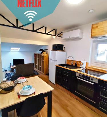 Agen Appartement | T2 neuf tout confort style industriel -centre Agen