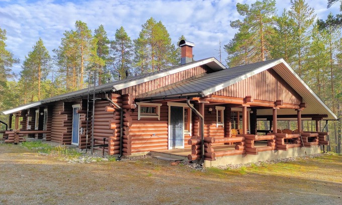 Syote Villa | Taigalampi - Log Villa near the Syöte National Park, South Lapland
