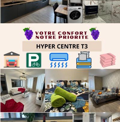 Tain-l'Hermitage Appartement | Tain centre -T3- wine themed apartment
