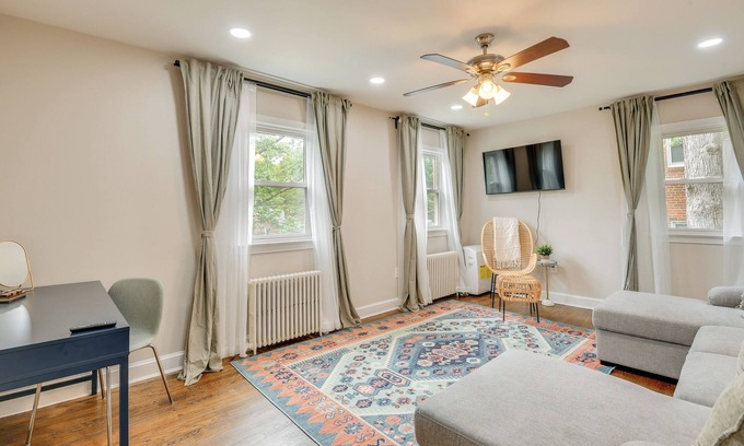 Silver Spring Appartement | Takoma Park Apartment: Trail Access, 8 Mi to DC!