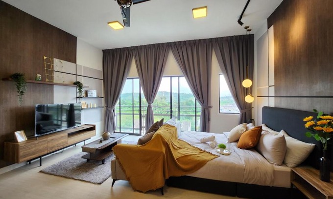 Taman Equine Appartement | Taman Equine Comfy Studio#Greenery View#4 pax#Aeon Mall