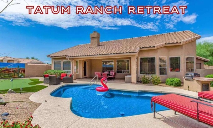 Tatum Ranch Maison | Tatum Ranch Retreat|Htd Pool|Games|Putt Grn