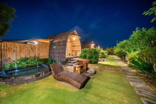 Toya Bungkah Cabine | Tegal Bamboo Cottages & Private Hot Spring
