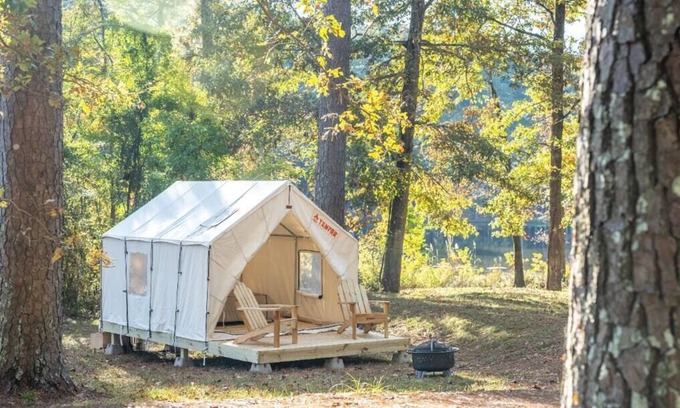 Morton Location De VR | Tentrr State Park Site - Mississippi Roosevelt State Park - Tall Trees G