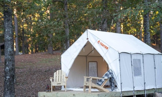 Morton Location De VR | Tentrr State Park Site - Mississippi Roosevelt State Park - Shadow Lake F - Sing