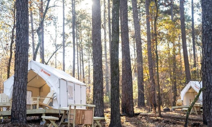 Quitman Location De VR | Tentrr State Park Site - Mississippi Clarkco State Park - Woodland B - Double Ca