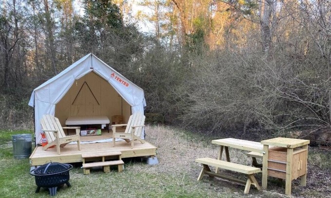 Quitman Location De VR | Tentrr State Park Site - Mississippi Clarkco State Park - Lakeview Site H - Sing