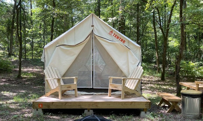 Holly Springs Location De VR | Tentrr State Park Site - Mississippi Wall Doxey State Park - Woodland G - Single