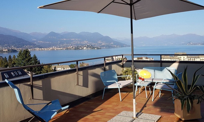 Stresa Appartement | Terrace Lake View apt. in Stresa with lake view