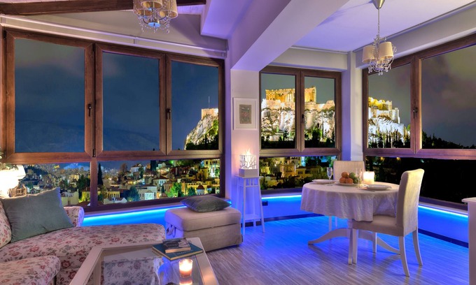 Psirri Appartement | Le seul et unique penthouse Acropolis!