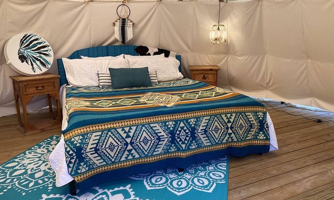 Wills Point Cabine | The Arrowhead Tipi Resort - Morning Star - Nomadic Tipis on Lake Tawakoni