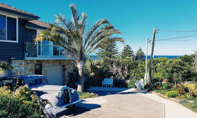 Forresters Beach Appartement | Escapade sur la plage avec vue sur l'océan à 100 m du sable