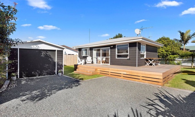 Mount Maunganui Cottage | The Black Bach - Maison de vacances Mt Maunganui
