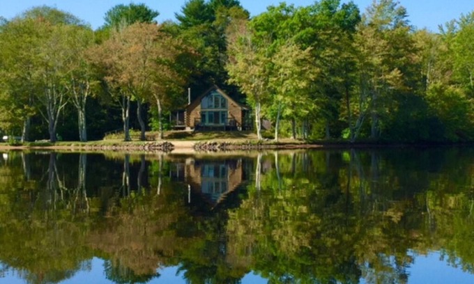 Glasgo Cabine | La cabine sur l'étang Pachaug