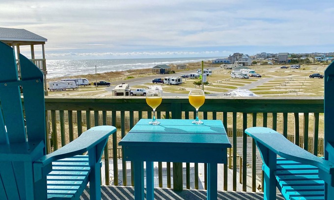 Rodanthe Copropriété | “The Cape” TOP FLOOR In Oceanfront Resort Rodanthe Condos